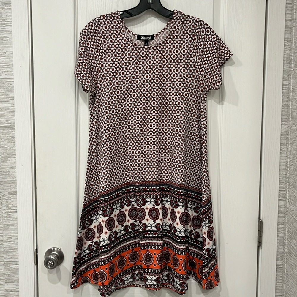๐ป3/$15 Sauci Pullover Flared Bottom Dress-S - Picture 1 of 6